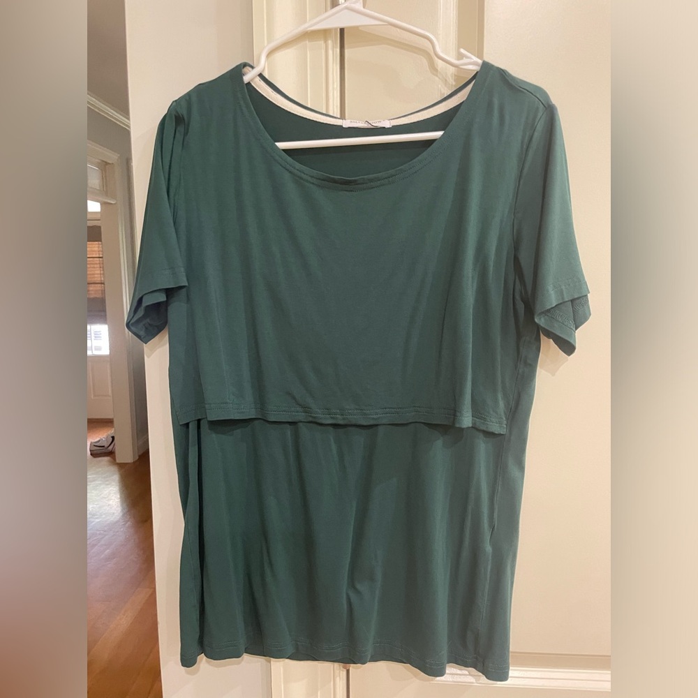 Pink blush nursing top